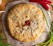 Мясо, капуста - осетинский пирог