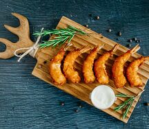 Креветки в панировке