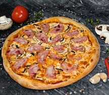 Пицца Ветчина-грибы