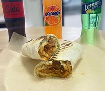 Донер в турецком лаваше