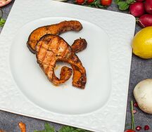 Шашлык из семги