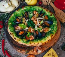 Пицца Морской микс
