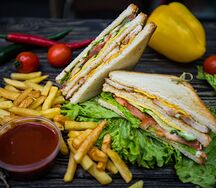 Сэндвич Клаб с курицей