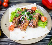 Шашлык из свиных ребрышек