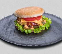 С куриной котлетой