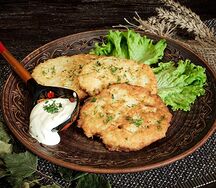 Драники с мясом