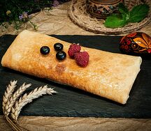 Батькин блин Xxxxl с картофелем и грибами