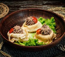 Батькины блинчики с куриной печенью