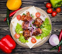 Шашлык из филе куриной грудки