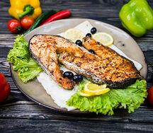 Стейк из семги 