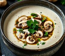 Крем суп грибной