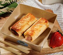 Блинчики с клубникой