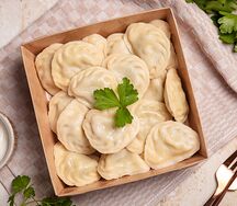 Вареники с картофелем и шампиньонами