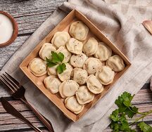 Пельмени с курицей