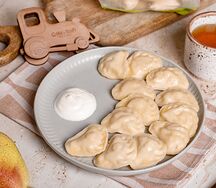 Варенички детские с картофельным пюре