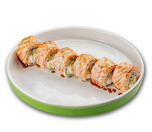 Филадельфия с опаленным лососем