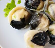 Пельмени креветка и курица