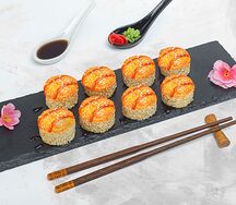 Запеченный цезарь лосось