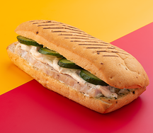 Фрешбургер с жареной куриной грудкой