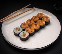 Запеченный с лососем