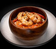 Удон с креветкой и соусом терияки