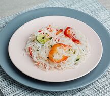 Фунчоза рисовая с овощами