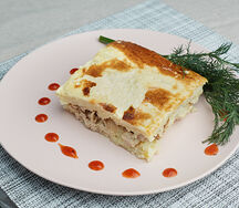 Запеканка картофельная с курицей