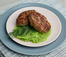 Зразы мясные с грибами и сыром