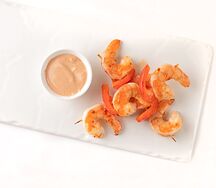 Шашлычки из креветок