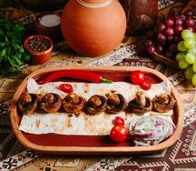 Грибы на мангале