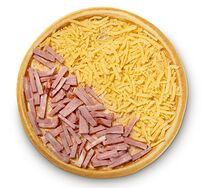 Закрытая пицца Сыр и ветчина