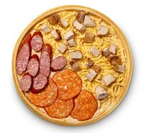 Закрытая пицца Мясная с курицей