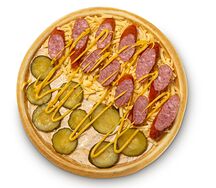 Закрытая пицца Баварская