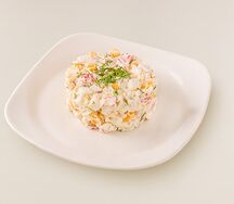 Салат Крабовый с рисом 