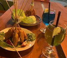 Креветки темпура