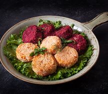 Биточки свекольные и морковные