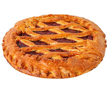 Пирог с вишней постный