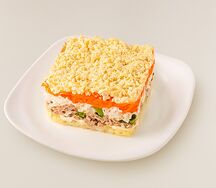 Салат Мимоза с тунцом 