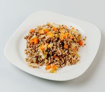 Гречка с овощами 