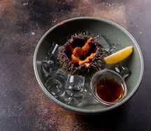 Свежий морской еж