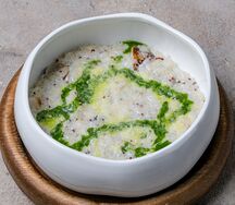 Каша Дружба с цыпленком и белыми грибами