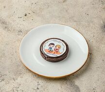 Тарт с соленой карамелью и ореховым ганашем