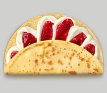 Маскарпоне с малиновым соусом