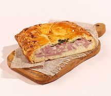 Пирог с ветчиной и сыром