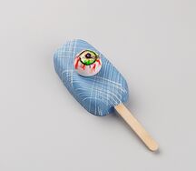 Пирожное Эскимо с муссом из чёрном смородины В сети