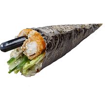 Темаки с креветкой фри