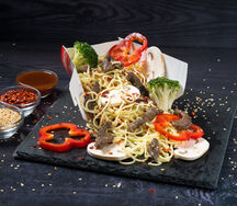 Вок Телятина в азиатском чили