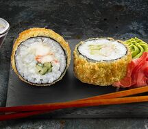 Ролл Темпурный острый с креветками