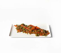 Морковь с зеленым горошком