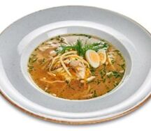 Куриная лапша